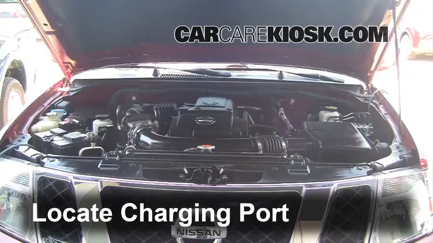 2010 Nissan Pathfinder SE 4.0L V6 Air Conditioner Recharge Freon